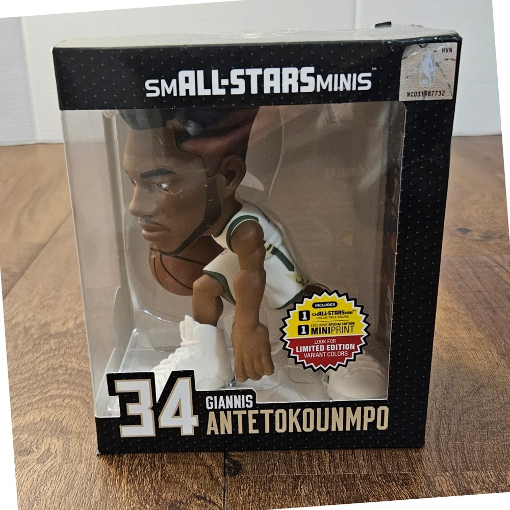 Giannis Antetokounmpo Small Stars Minis NBA BigHead Figure Limited Edition Bucks